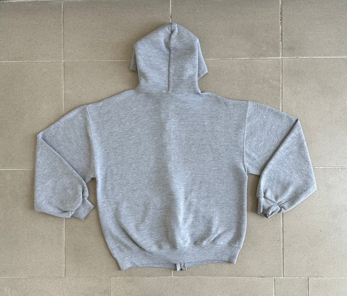 90s 빈티지 러셀 후드집업 그레이 L USA 상품이미지2