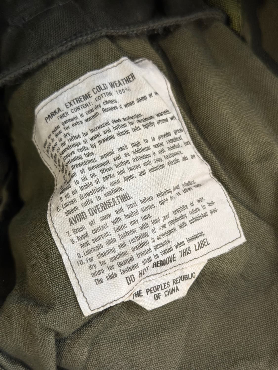 CAB CLOTHING 캡클로딩 M-51 개파카 야상 자켓 상품이미지4