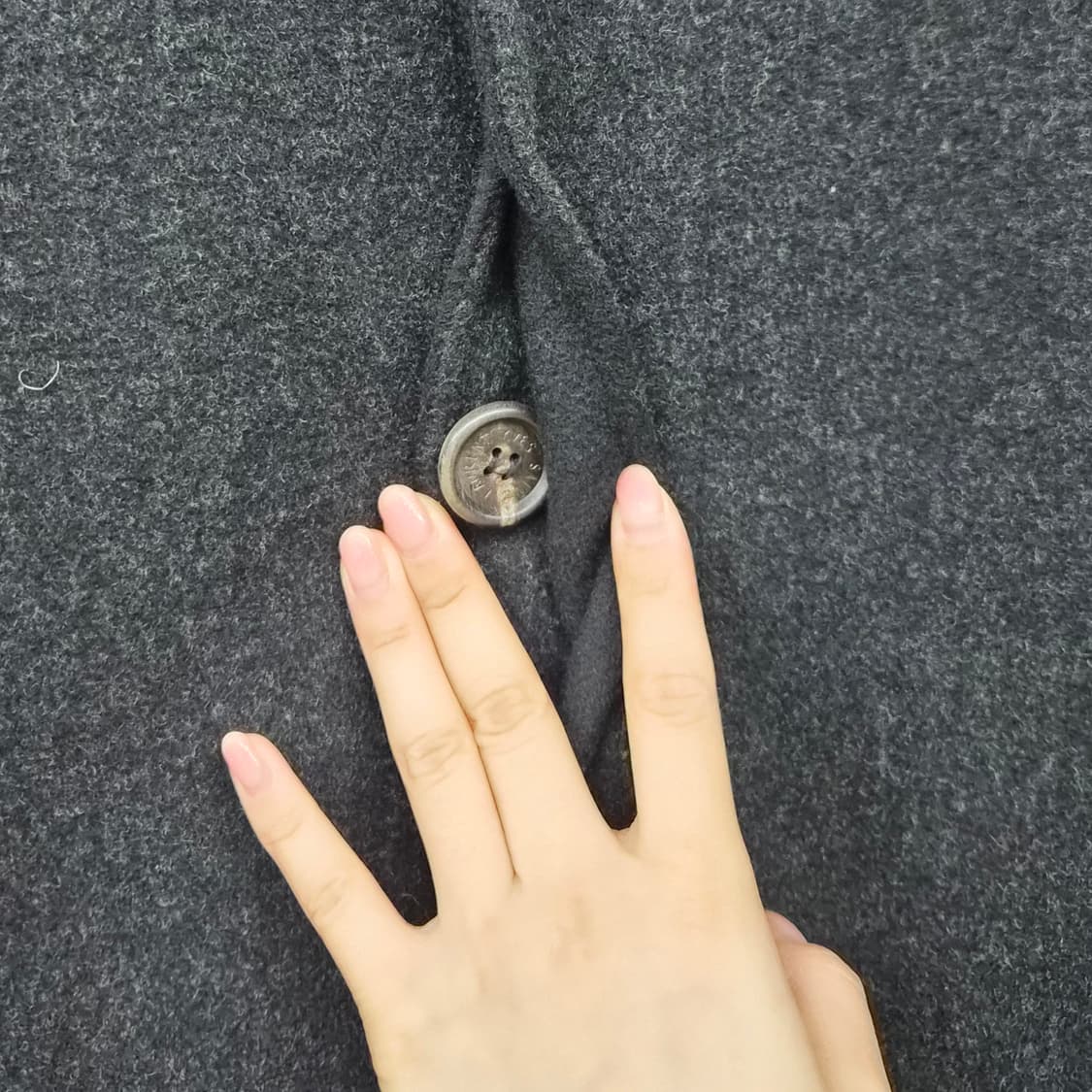 입생로랑 빈티지 루즈핏 울 코트 여성 M 상품이미지4