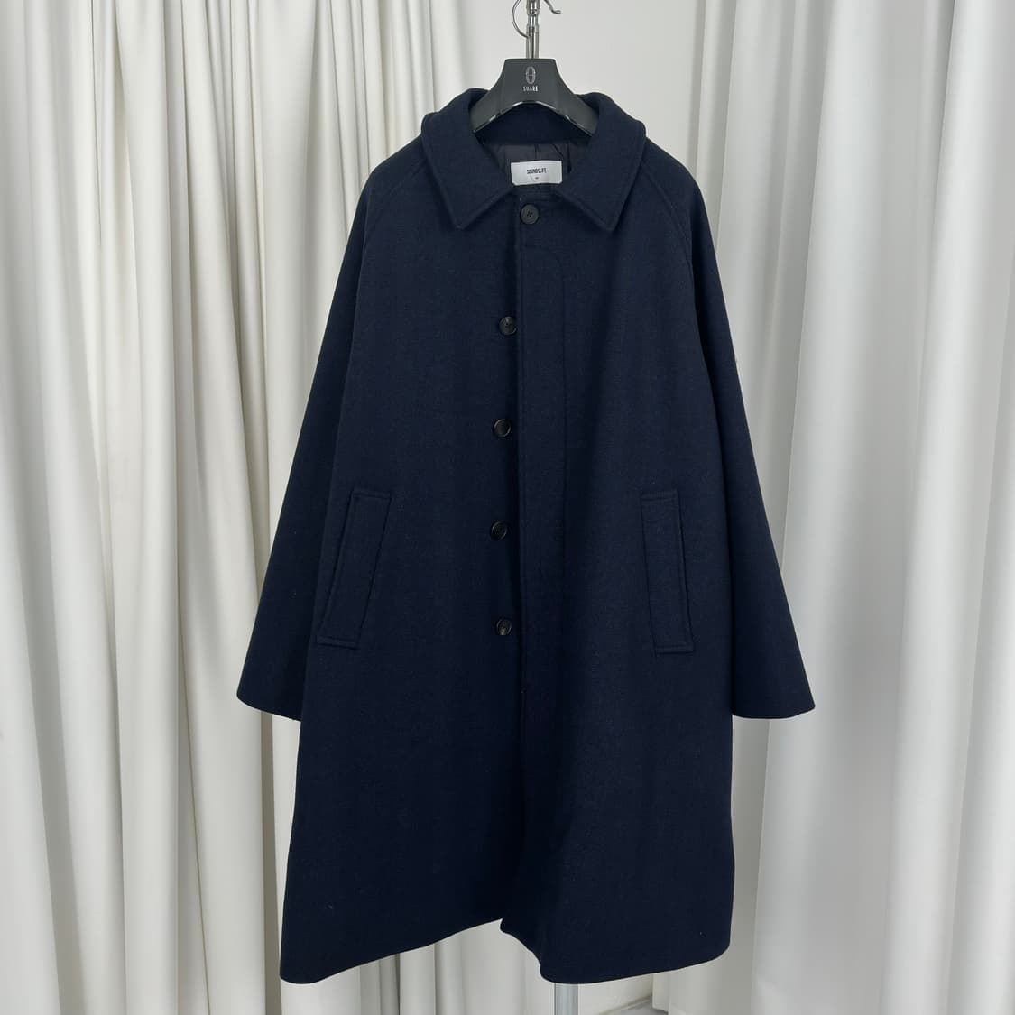 사운즈라이프 발마칸코트 네이비 상품이미지1