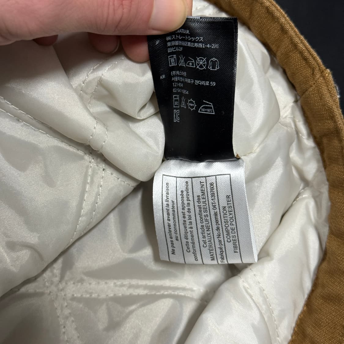 브릭스톤 캔버스 스웨이드 카라 디테일 퀼팅 덱 자켓 상품이미지9