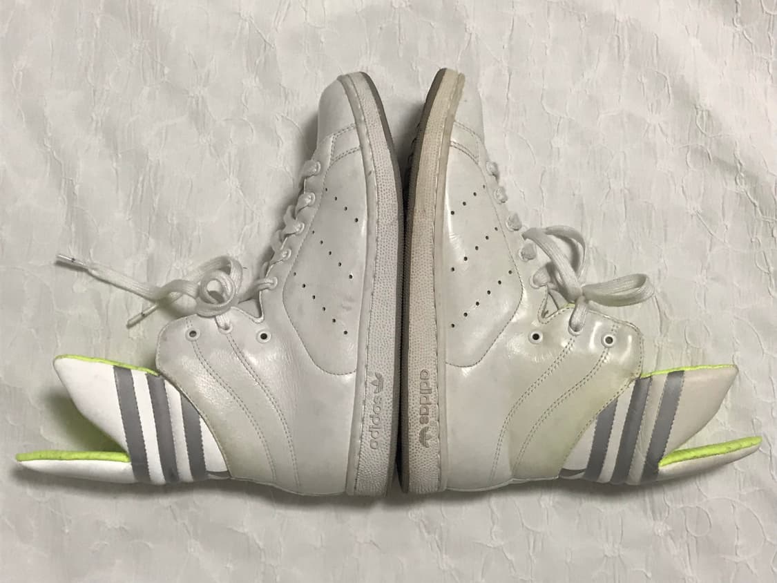 택포•아디다스 스탠스미스 트레포일 파이어버드 하이탑 스니커즈 230 상품이미지5