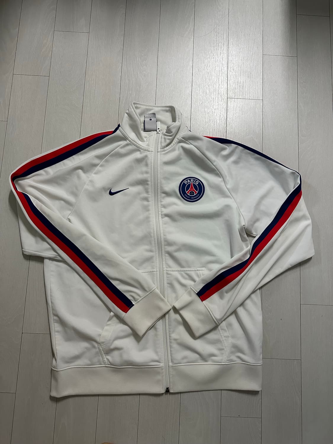 나이키 파리 생제르맹 PSG 18-19 트랙탑 져지 화이트 유럽L 상품이미지1