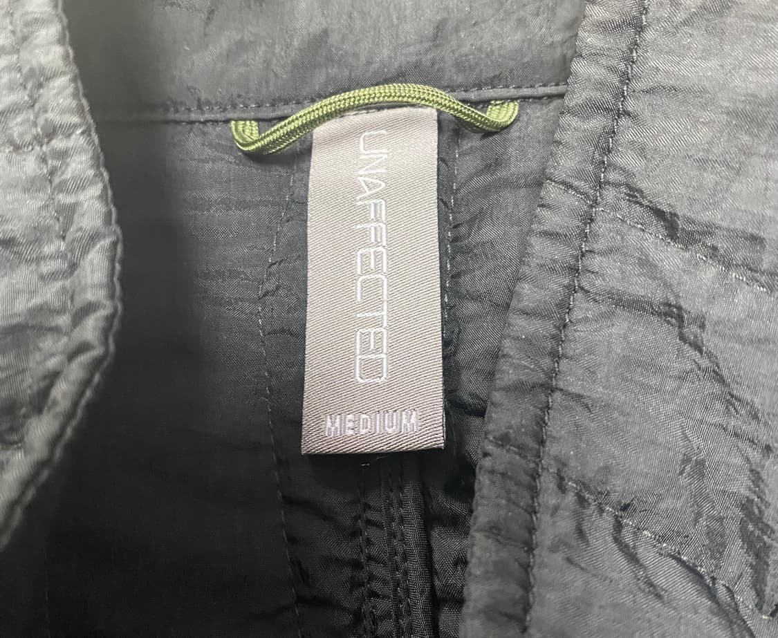 [m] 언어펙티드 19fw 퀼팅 블루종 자켓 블랙 상품이미지5