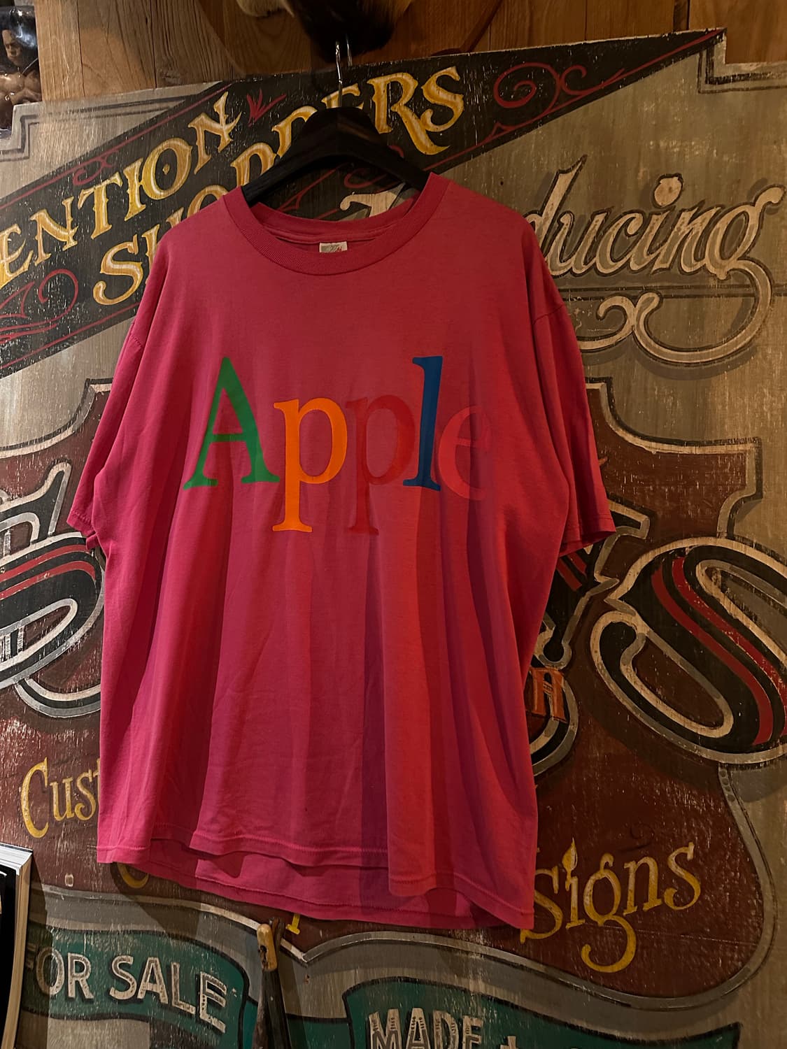 90s USA APPLE T SHIRT 상품이미지2