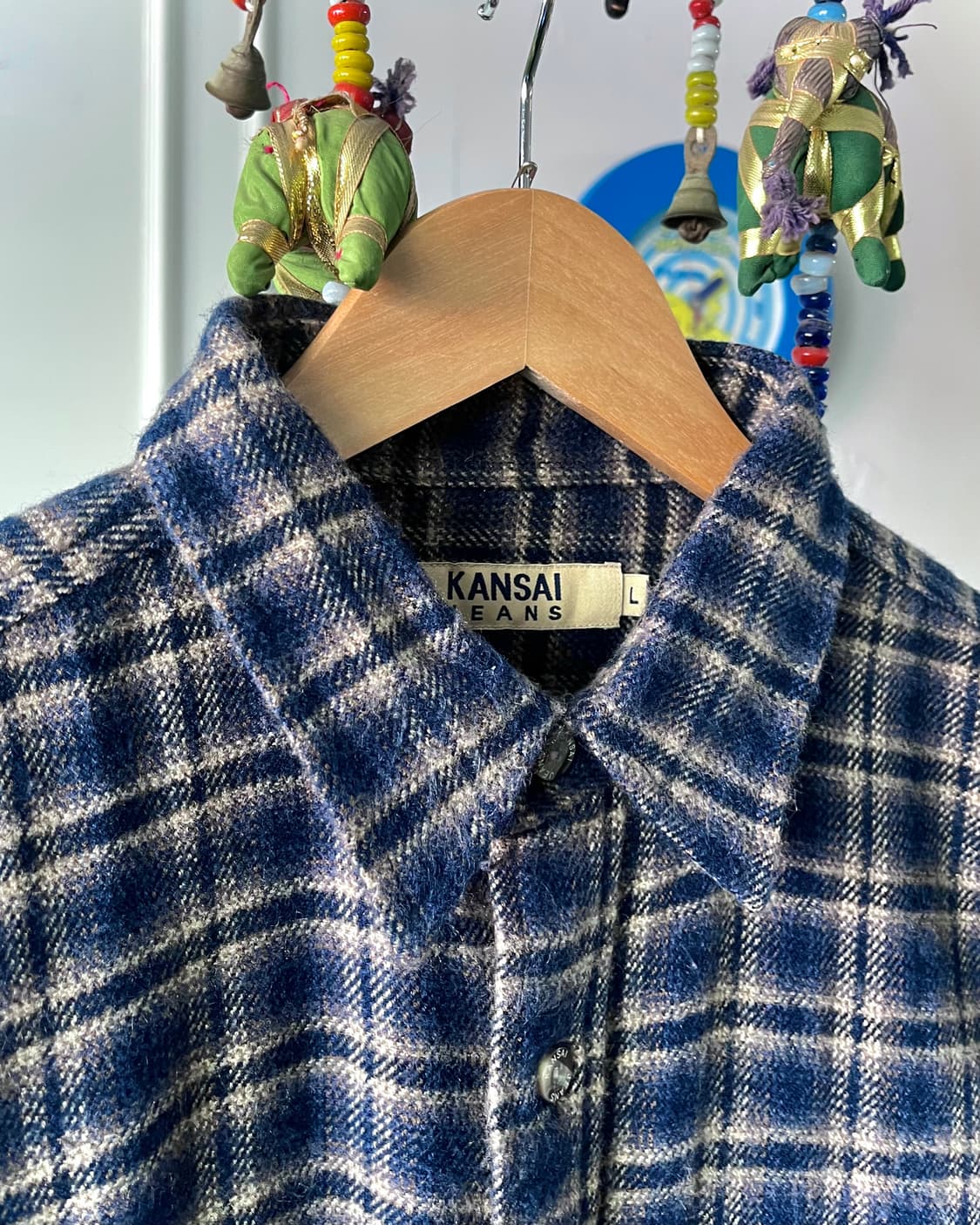 90-00s KANSAI Jeans Heavy Flannel Shirt 상품이미지4