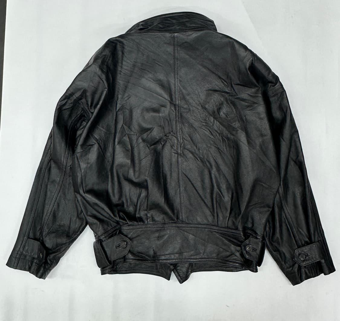 ⛓️나나깔 램스킨 100% 레더 블랙 양가죽 자켓 스커트 셋업⛓고스 상품이미지4