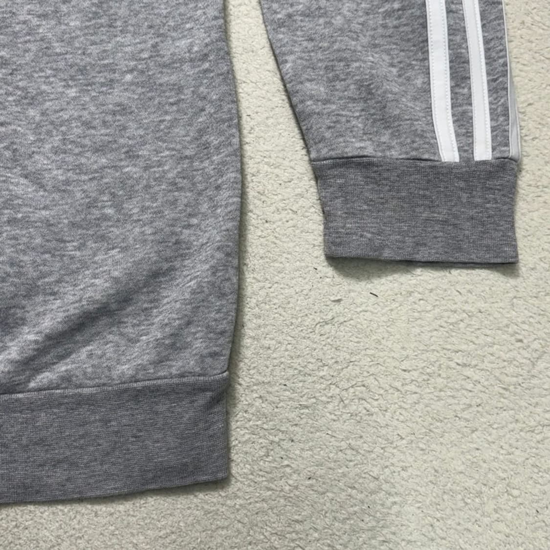 ADIDAS 에센셜 오버핏 맨투맨 그레이 XS 상품이미지2