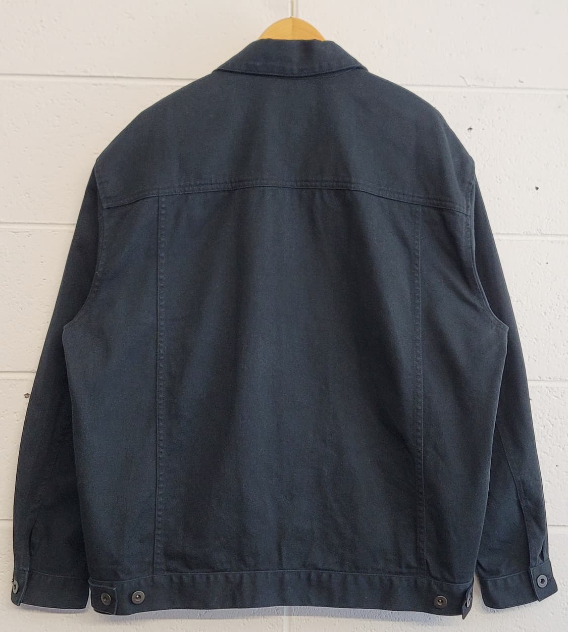 무신사스탠다드 릴렉스드 코튼 트러커자켓(블랙데님자켓) 판매 상품이미지3