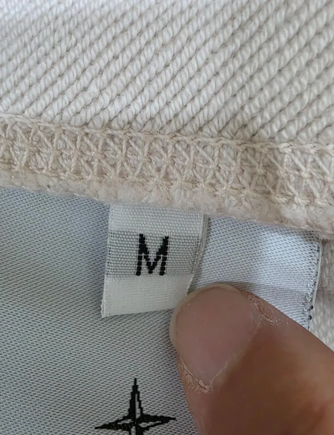 스톤아일랜드 맨투맨 M 아이보리 상품이미지6