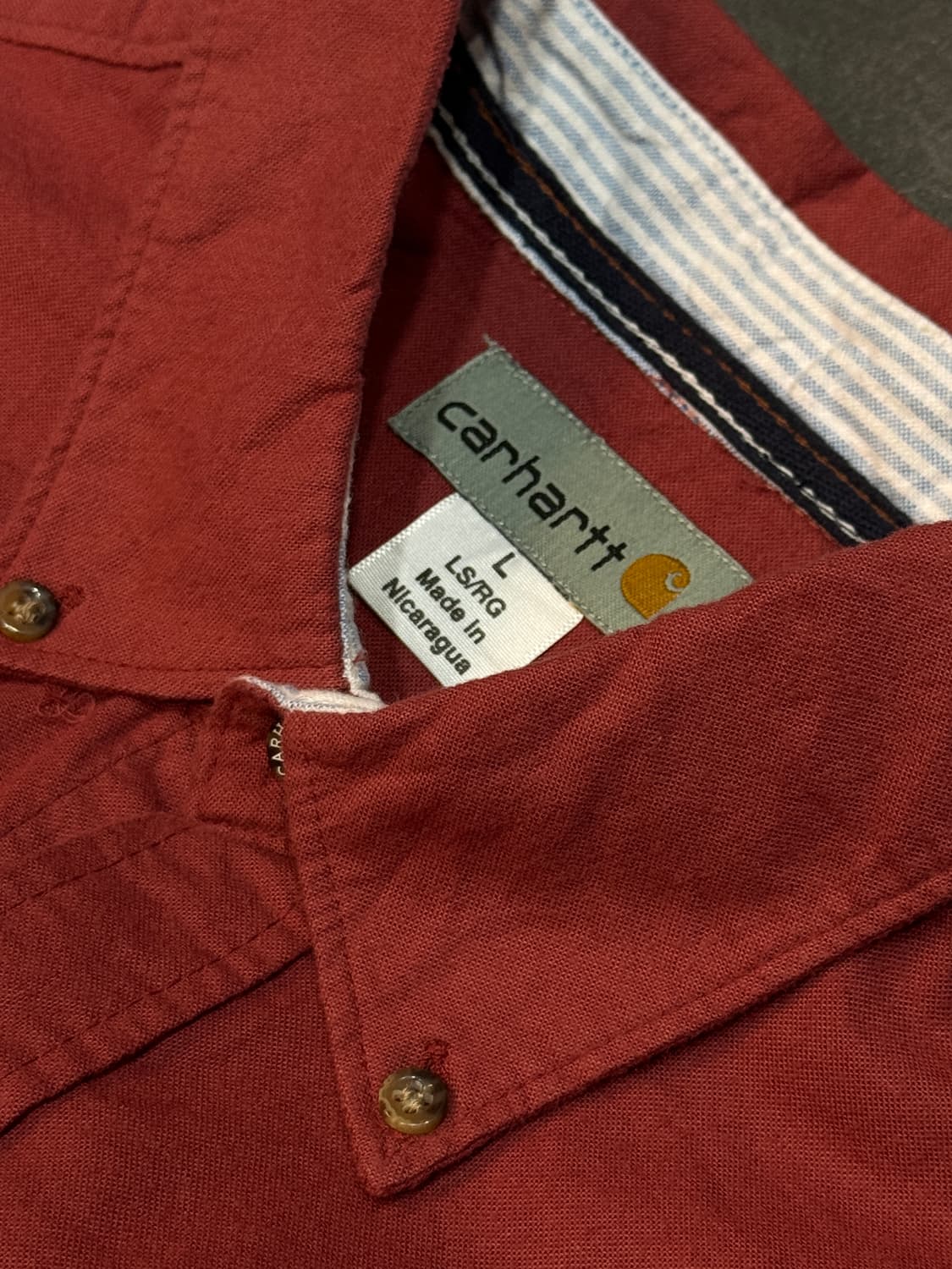 CARHARTT 반팔셔츠 적갈색 상품이미지3