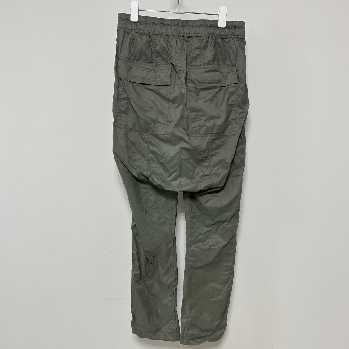 릭오웬스 20SS 다크쉐도우 드로우스트링 롱 나일론 사루엘 팬츠 더스트 상품이미지3