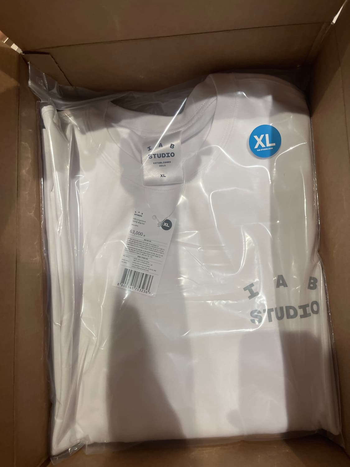 아이앱 롱슬리브 xl 새상품 상품이미지1