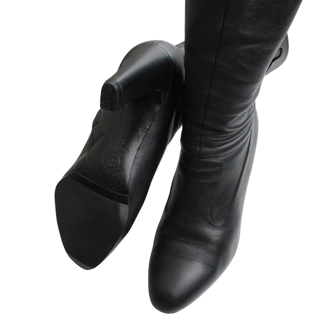 샤넬 블랙 롱부츠 36 C 상품이미지3