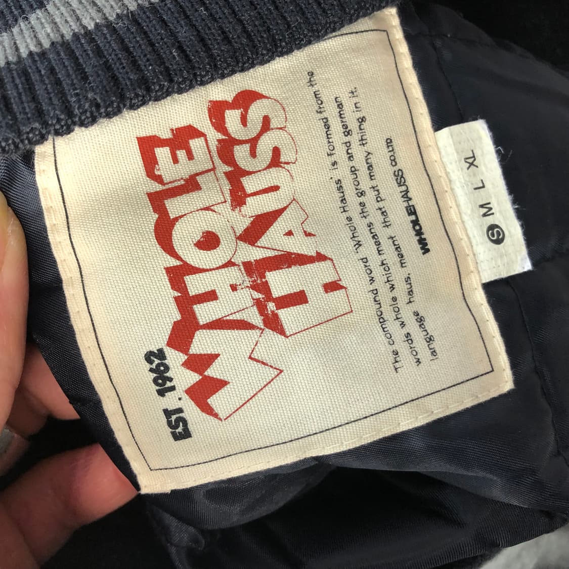 홀하우스 스머프 바시티 자켓 상품이미지5