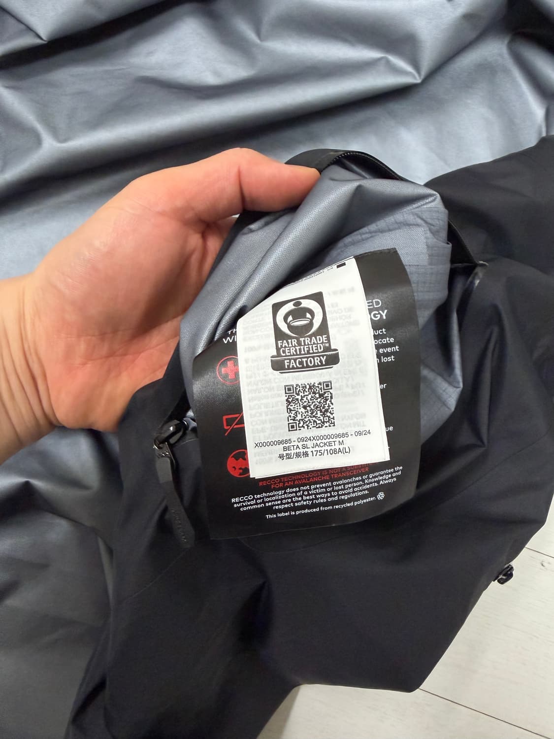 아크테릭스 베타 SL   L 사이즈 블랙  일반 베타 아니구 옆구리 심실 상품이미지9