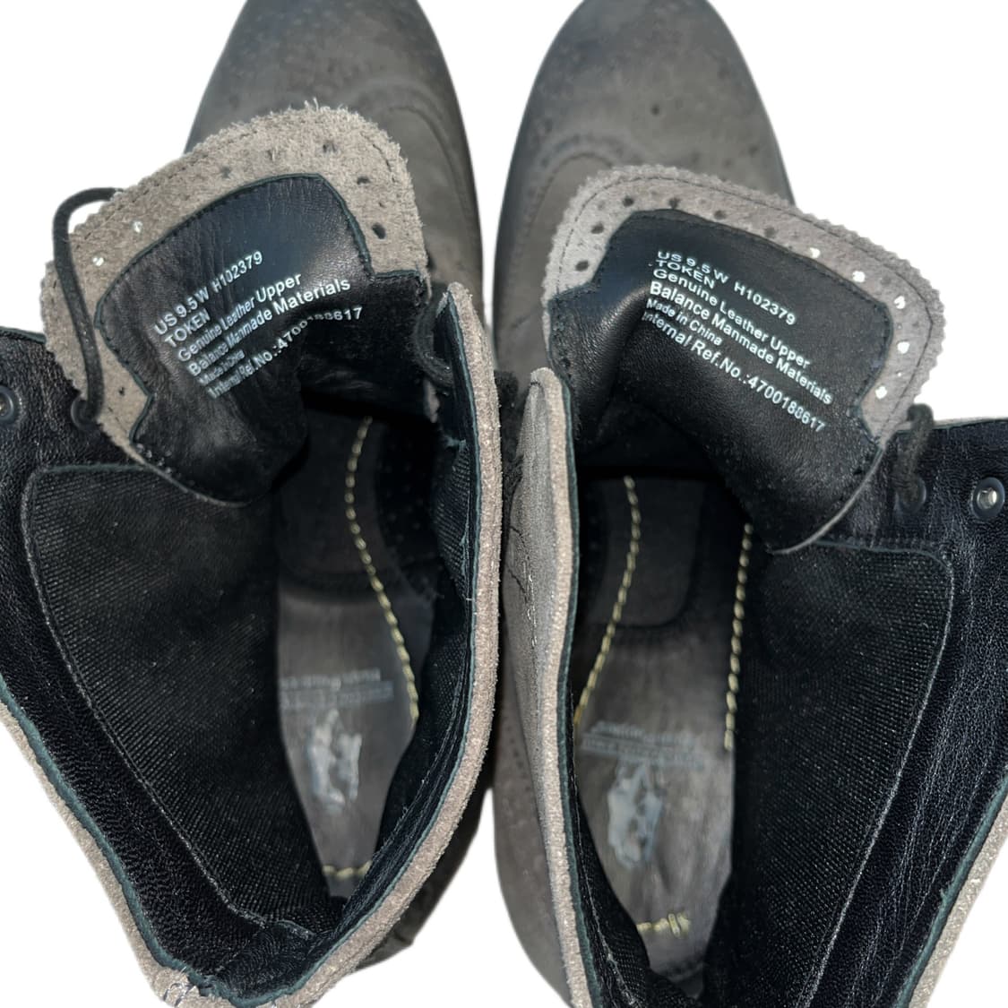 허쉬파피 웨스턴 빈티지 레더 윙팁 부츠 상품이미지6