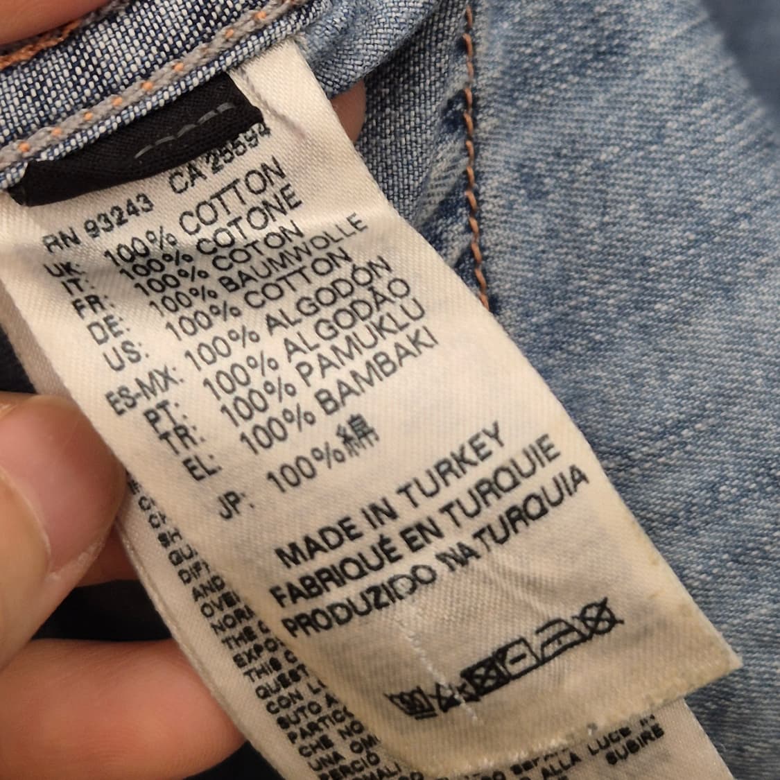 디젤 데님 웨스턴 셔츠 2XS 상품이미지6