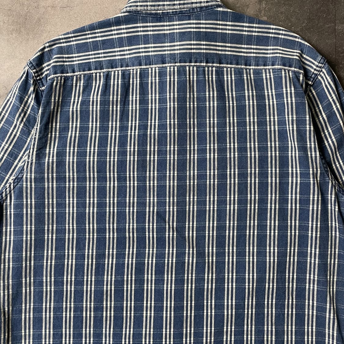 GEORGE 조지 빈티지 플랩포켓 코튼 체크 셔츠 A00672 상품이미지7