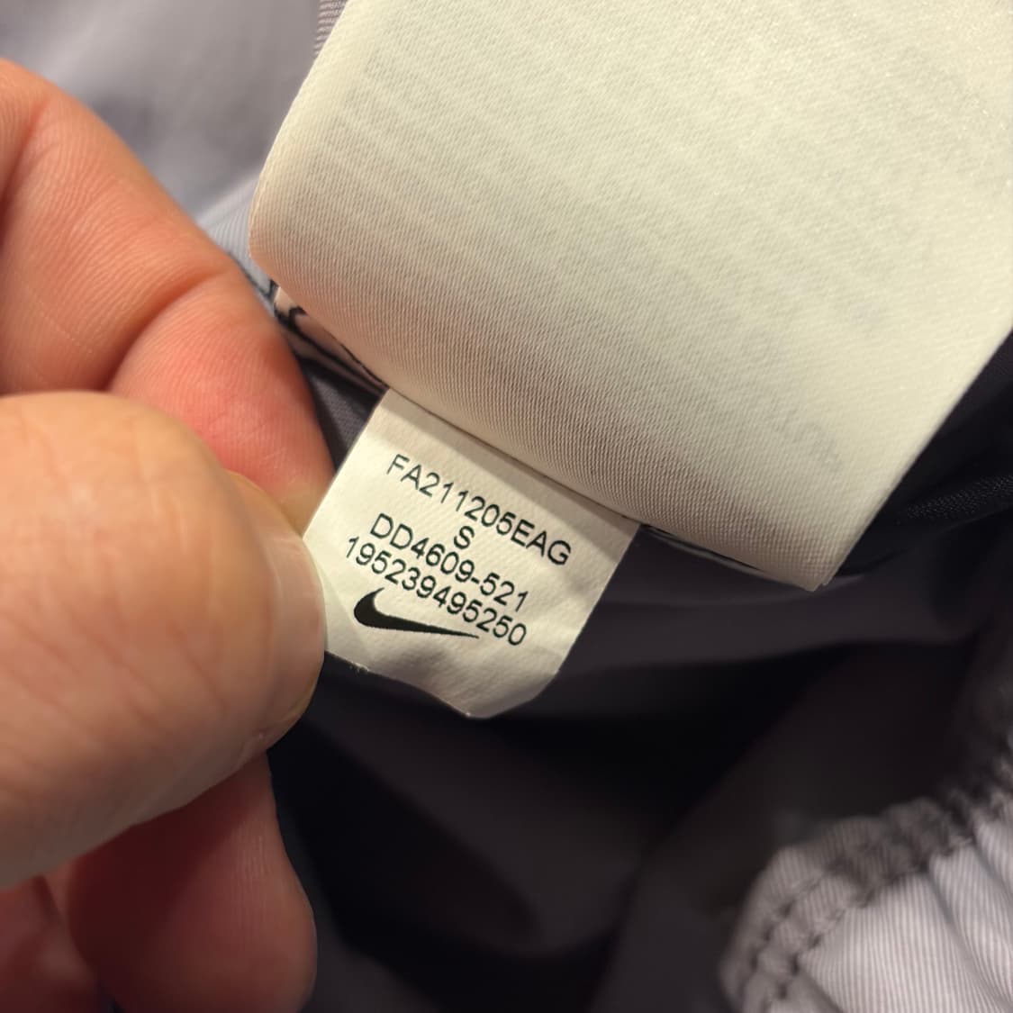 [S] 나이키 우먼 테크팩 크롭 자켓 라벤더 C276 상품이미지9