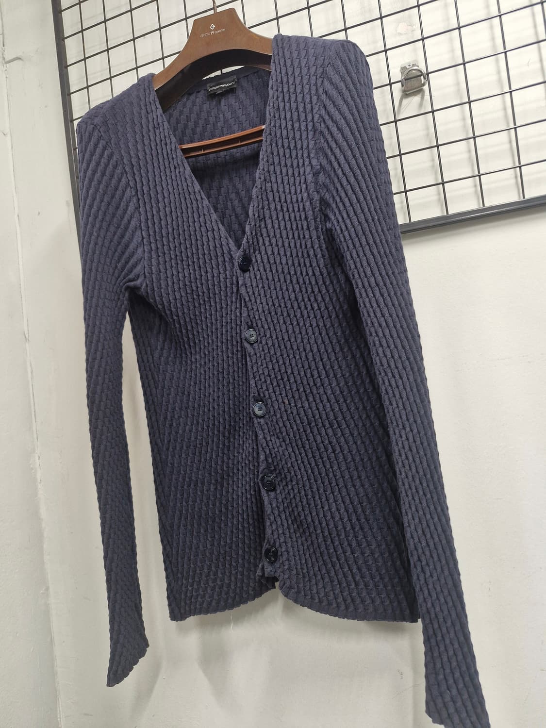 105XL 엠포리오아르마니 골지 니트 가디건. 상품이미지3