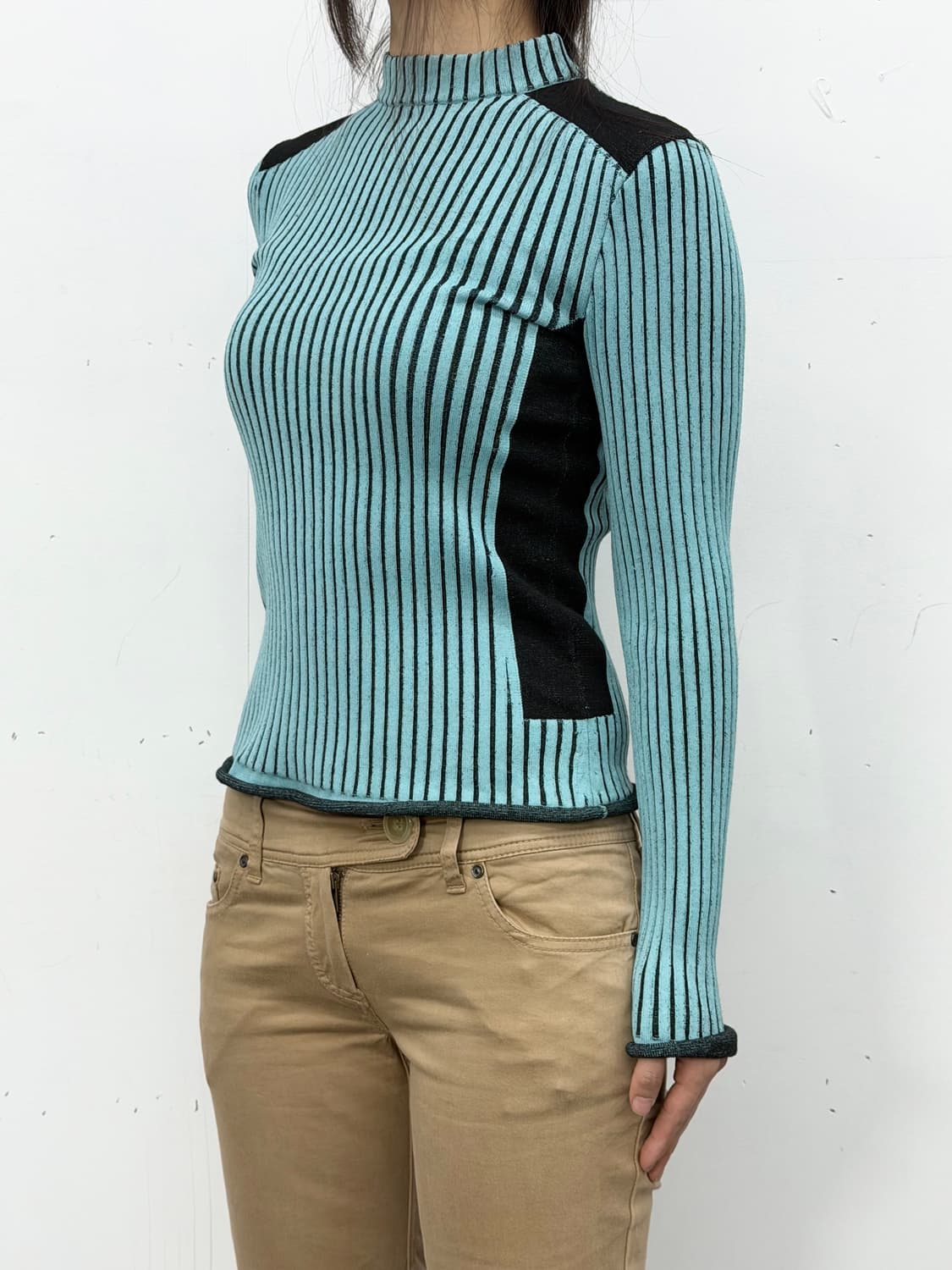 10s Calvin Klein Contour Panel Rib Knit 상품이미지1