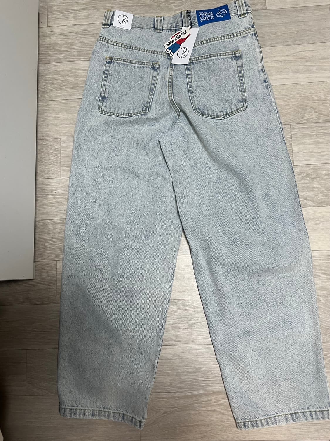 폴라스케이트 빅보이진 연청 S-tall 사이즈 상품이미지5