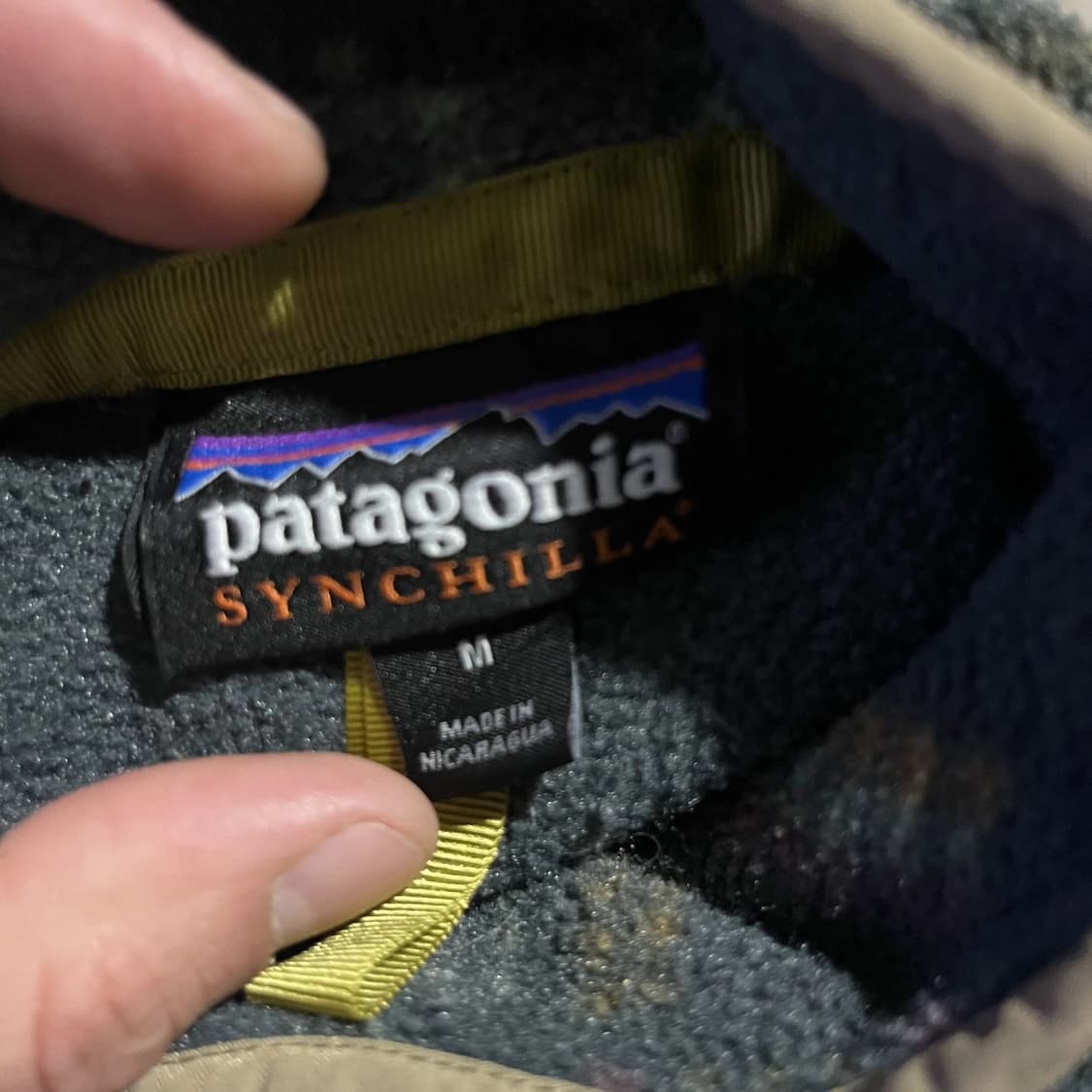 90s 파타고니아 신칠라 스냅-티 플리스 풀오버 상품이미지4