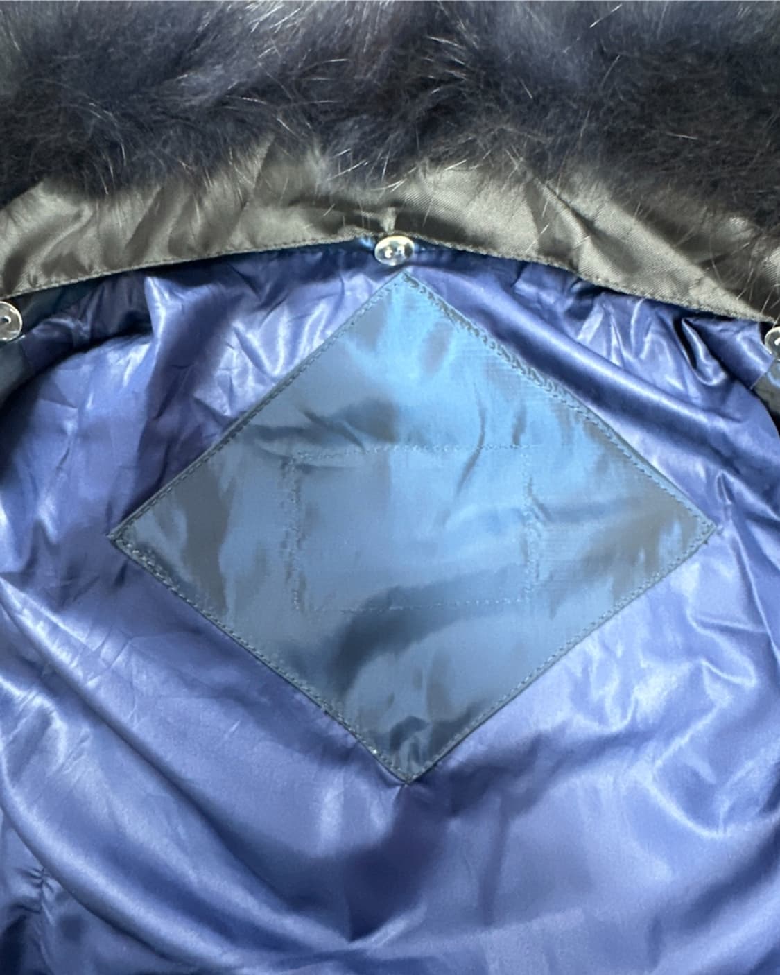 BROTHER OF ZHAO 폭스퍼카라 다운 롱패딩 상품이미지3