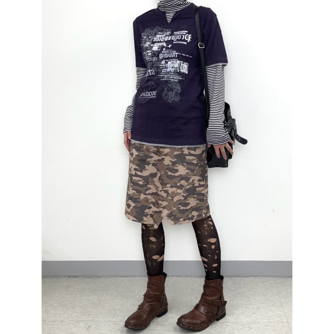 빈티지 펑크룩 락시크 레이어드 세트 상품이미지2