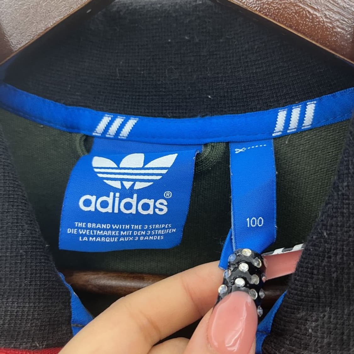 아디다스 올드스쿨 빈티지 레트로 말차카키 져지 집업 95 C10572 상품이미지5