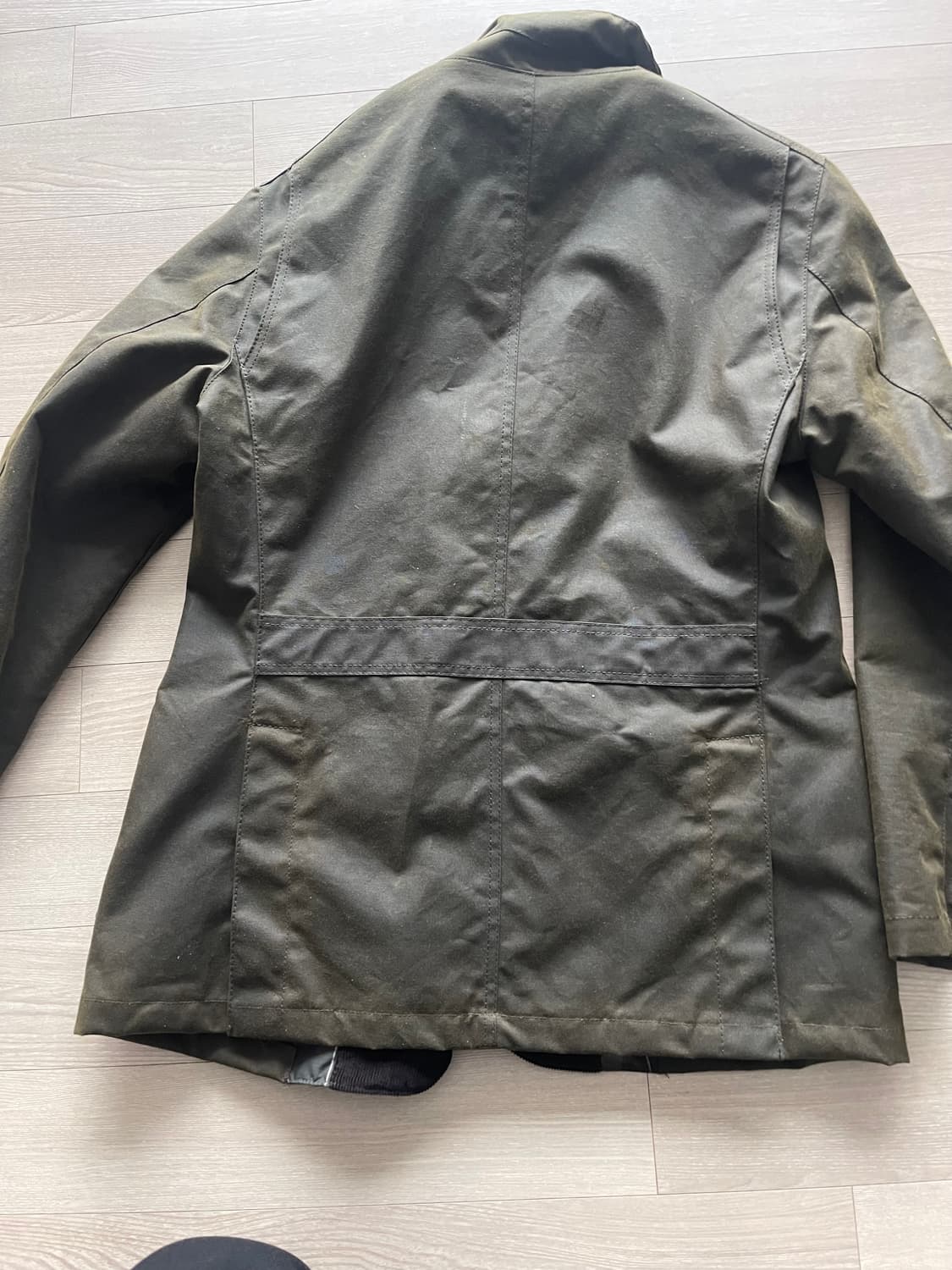 바버 왁싱 하이넥 재킷 상품이미지3