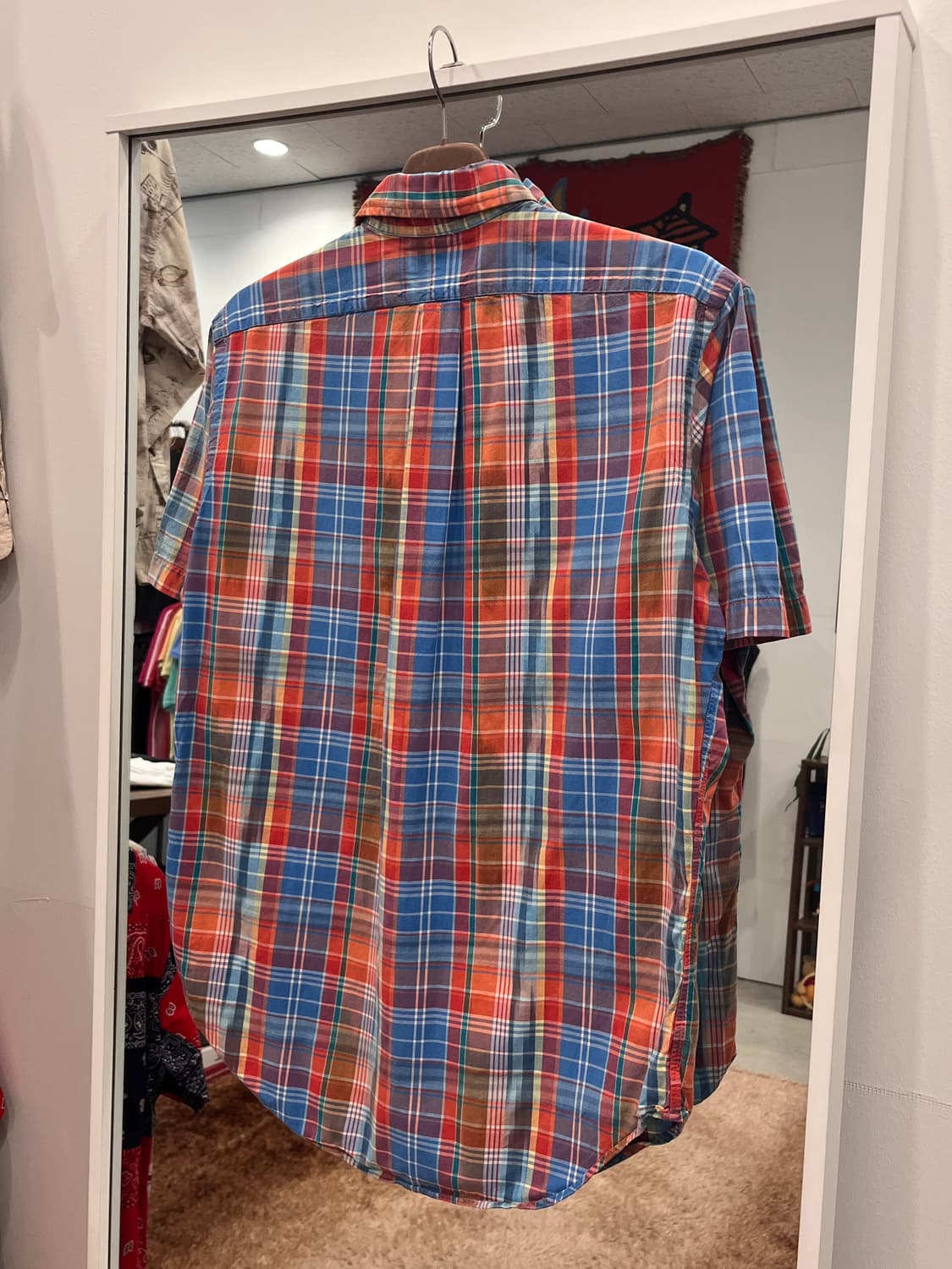 Polo RL 폴로 랄프로렌 CLASSIC FIT 체크 반팔 셔츠 상품이미지3