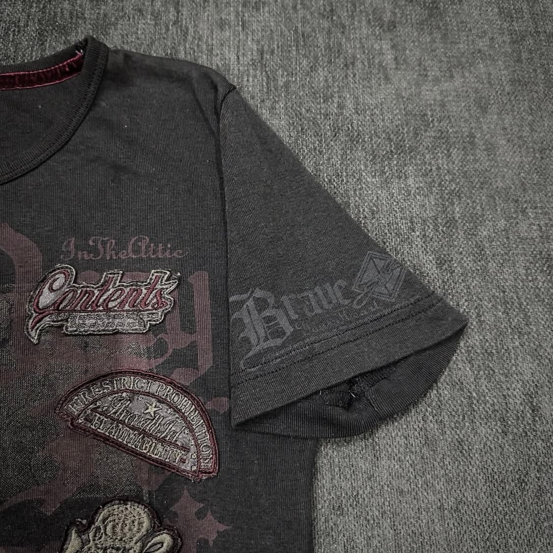 In the attic skull patch short sleeve 상품이미지3