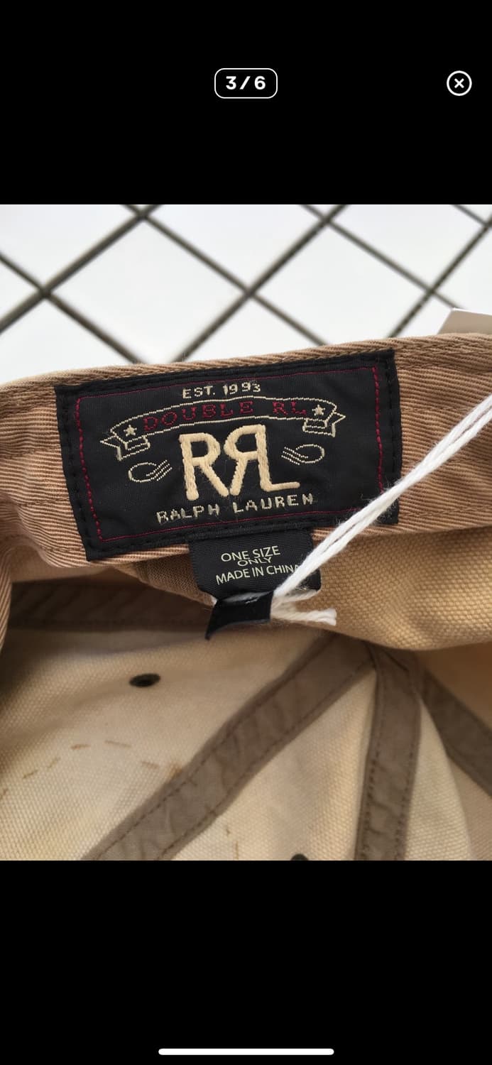 RRL patched vtg leather ballcaps (onesiz 상품이미지3