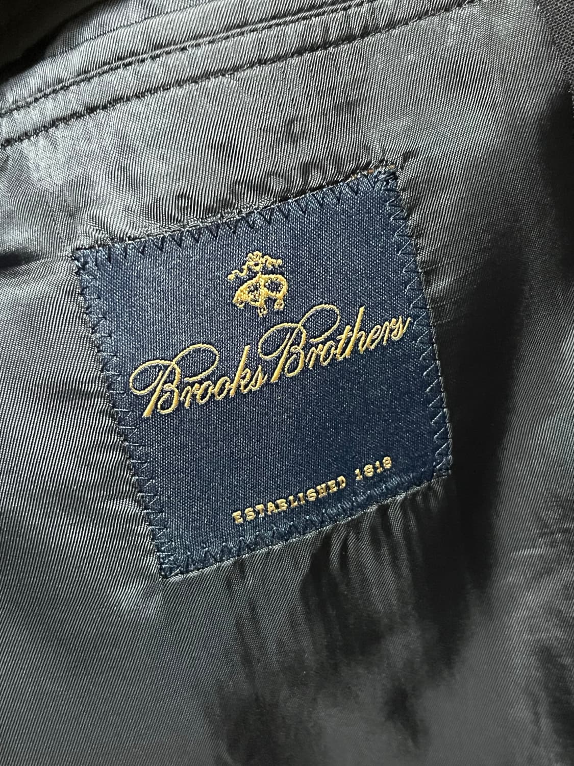 브룩스 브라더스 남성 네이비 블레이저 38 REG 상품이미지3