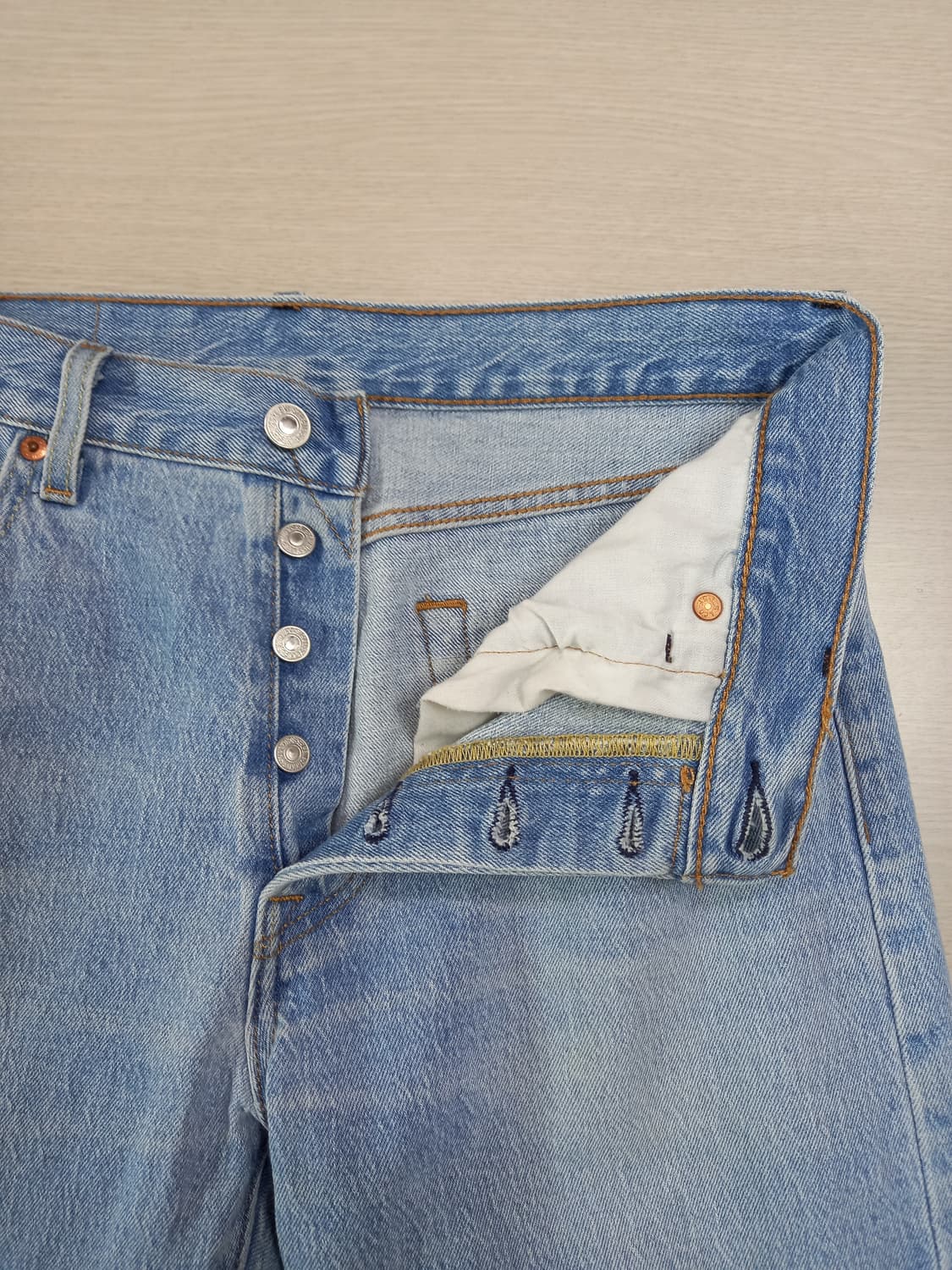 30 리바이스501 93에디션 워싱 스판 일자 연청 30-240 상품이미지7