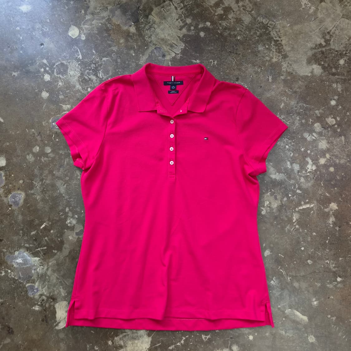 100) 타미힐피거 반팔 카라티 카라 티셔츠 상품이미지1