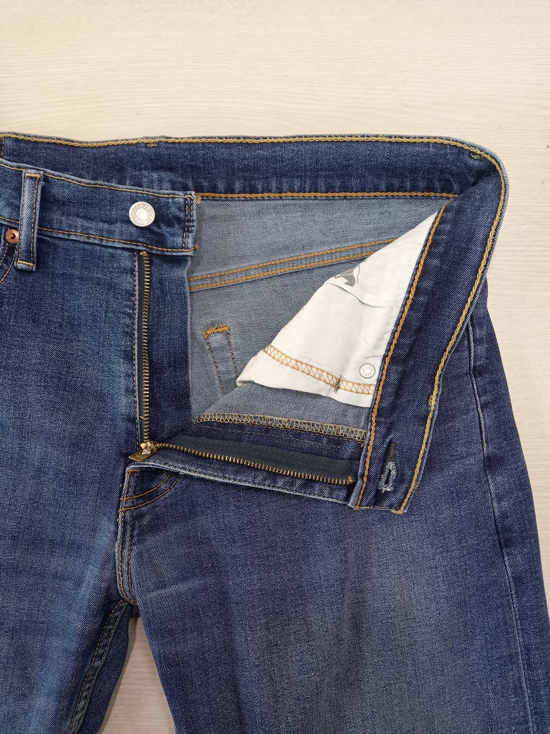 34 리바이스502 워싱 스판 슬림일자진 34-539 상품이미지7