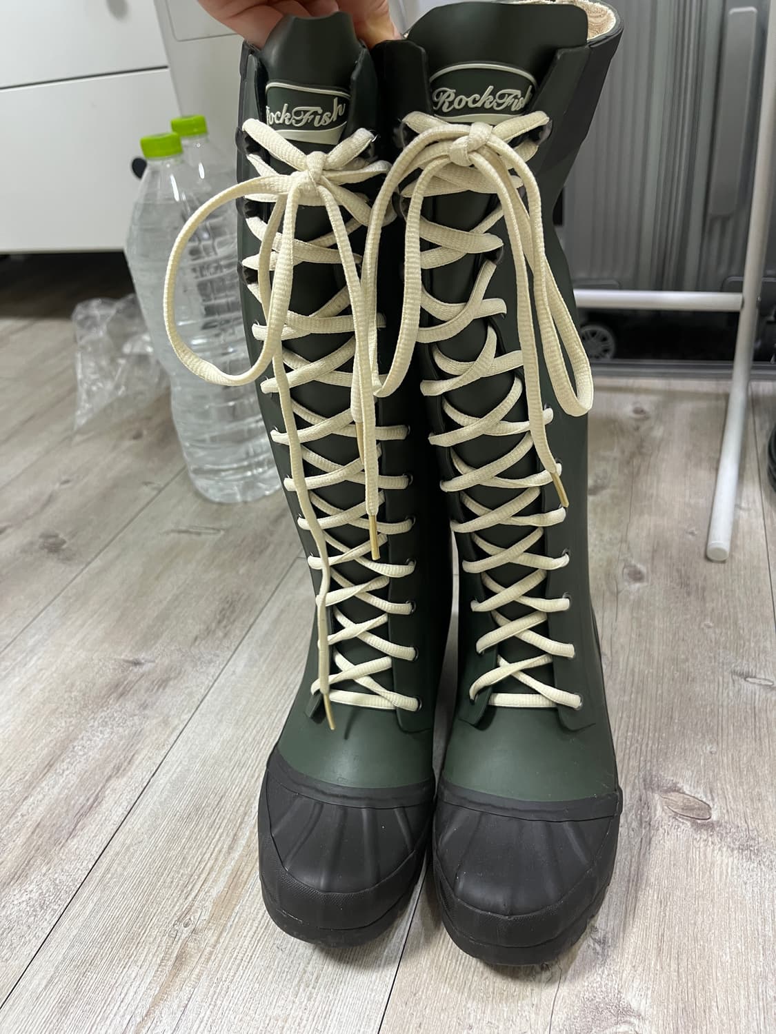 락피쉬 레이스업 롱부츠 상품이미지4