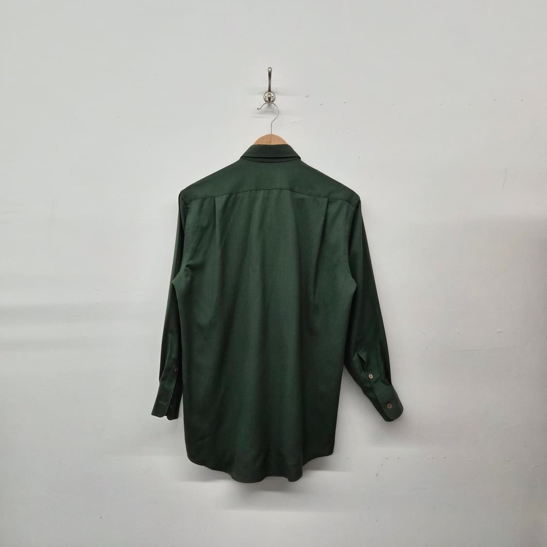 버버리 그린 셔츠 남성 S 상품이미지5