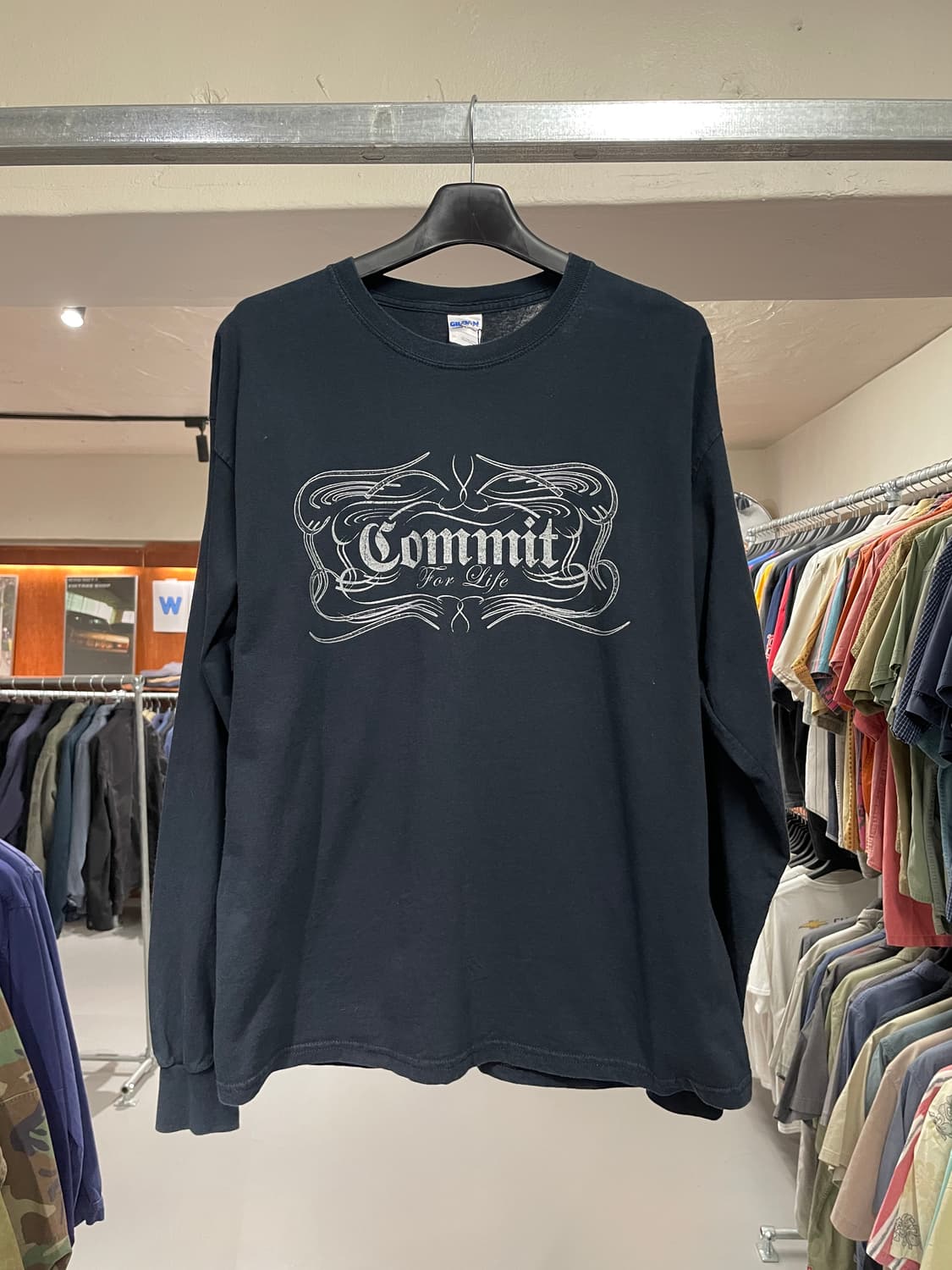 빈티지 롱슬리브 티셔츠(블랙)   상품이미지7