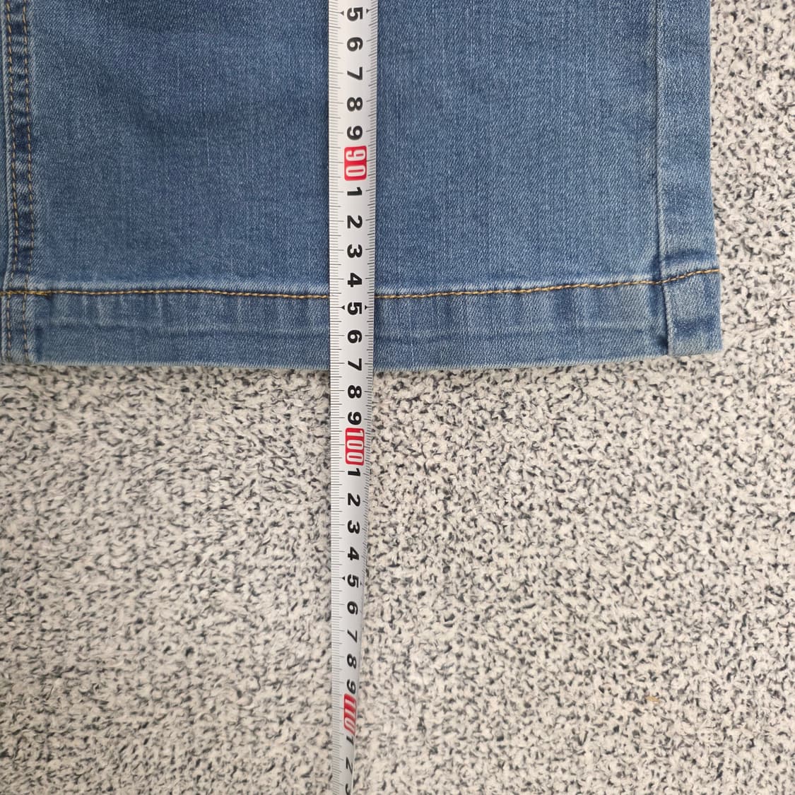 [75] SOUP 숲 여성 앞포켓 중청 와이드 데님 바지 청바지  011 상품이미지9