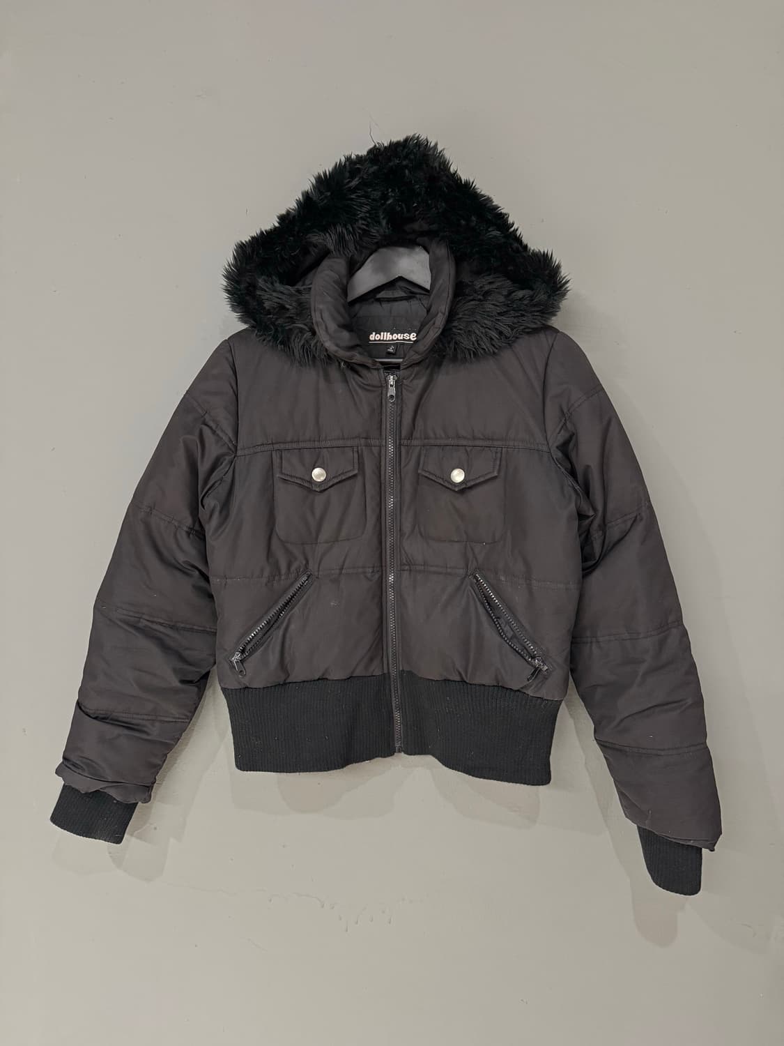 pocket detail fur trimming hood padding 상품이미지5