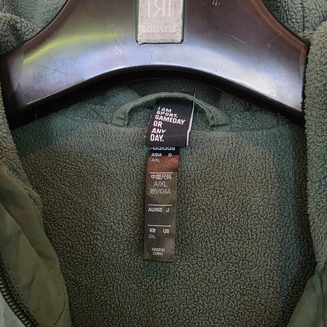 아디다스 바람막이 기모 후드 자켓 상품이미지3