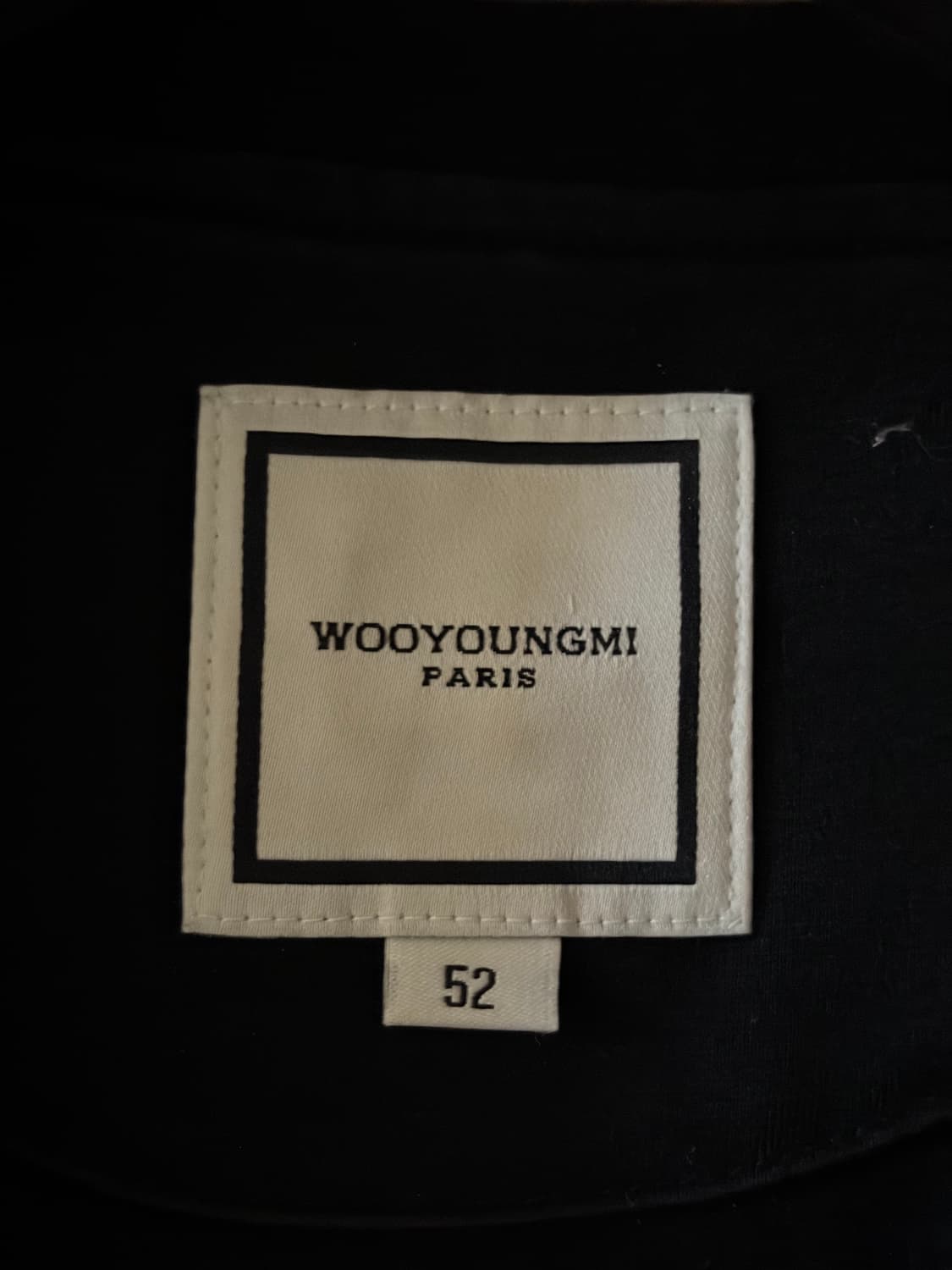 [52, 새상품급] 우영미 플라워 백로고 반팔티셔츠 상품이미지5