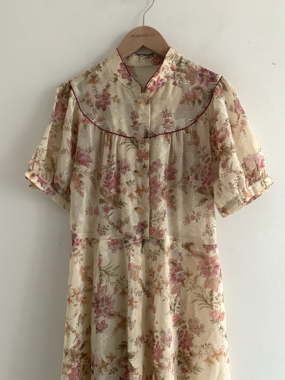 Flower China Neck Dress 상품이미지2