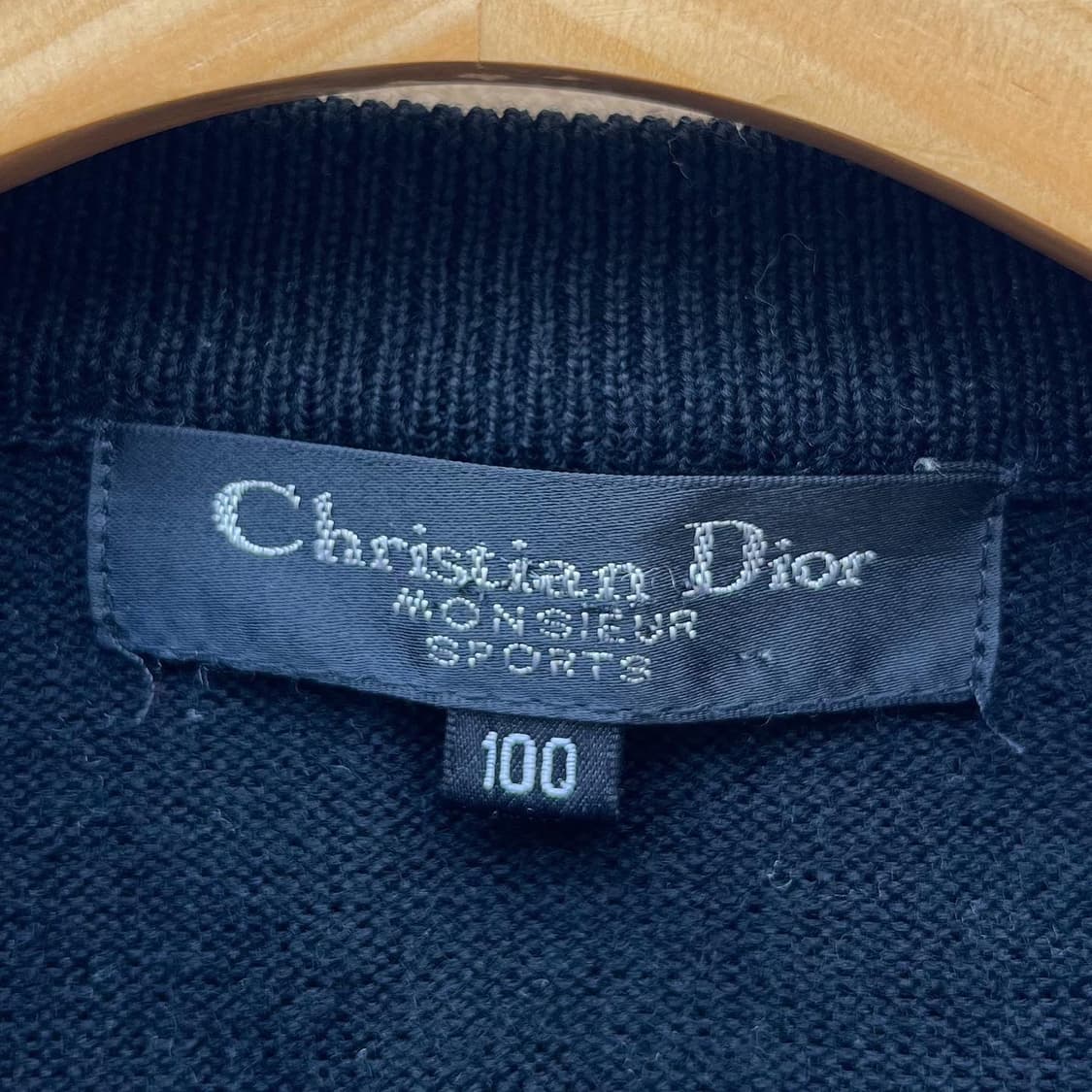 크리스챤 디올 90's 오리지널 스펠아웃 울 니트  상품이미지5