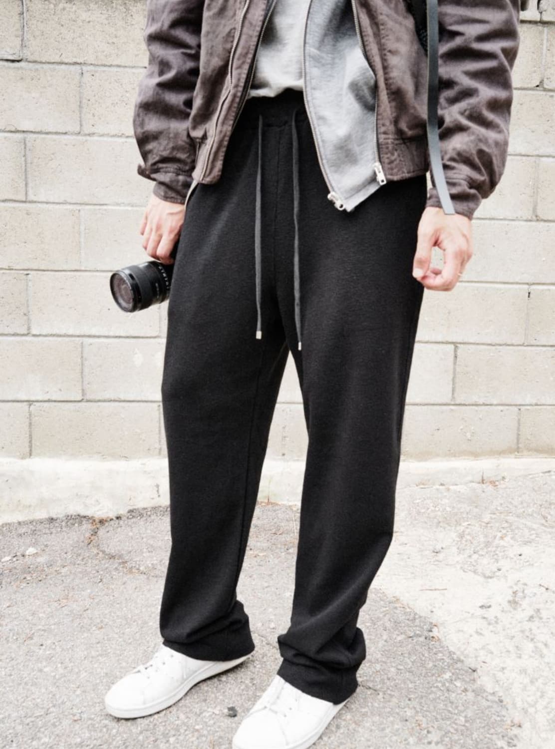 monoprive 모노프리베 텍스쳐드 스웻팬츠 상품이미지1