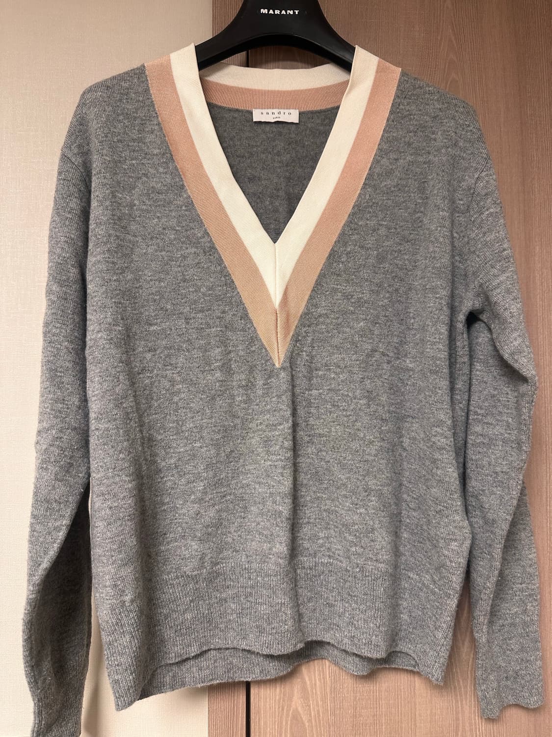 산드로 브이넥 니트  상품이미지6